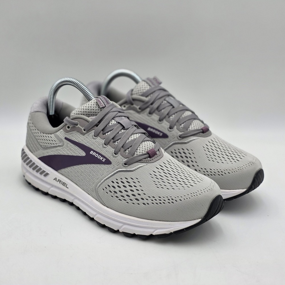 Brooks Ariel 20 Womens Sz 9.5 M (B) Gray Running Walking Shoes Sneakers